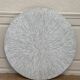 White ceramic mosaic table, Germany, 1970s, in the style of Heinz Lilienthal / Berthold Müller
