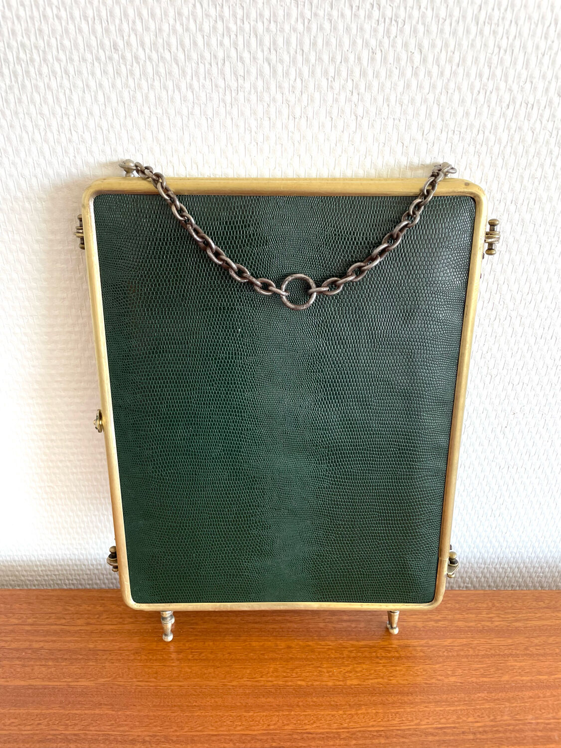 Triptych barber's mirror