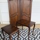 2 nesting tables in wood - Louis XV style