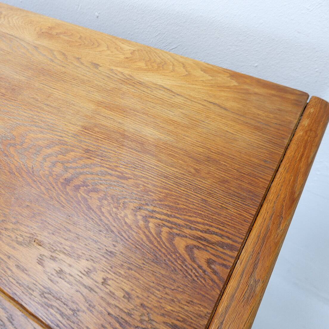 Solid wood chest of drawers in Pierre Chapo style - 1960s