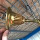 6-light bronze chandelier Louis XVI