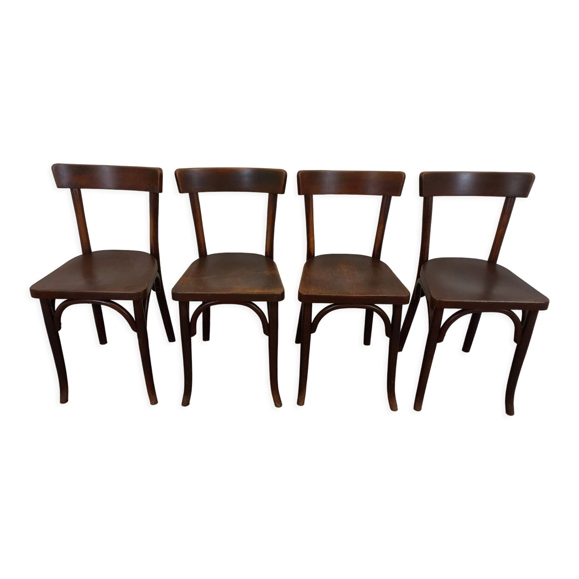 Vintage bistro chairs lot of 4