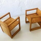 Children's armchair or table, 1950s