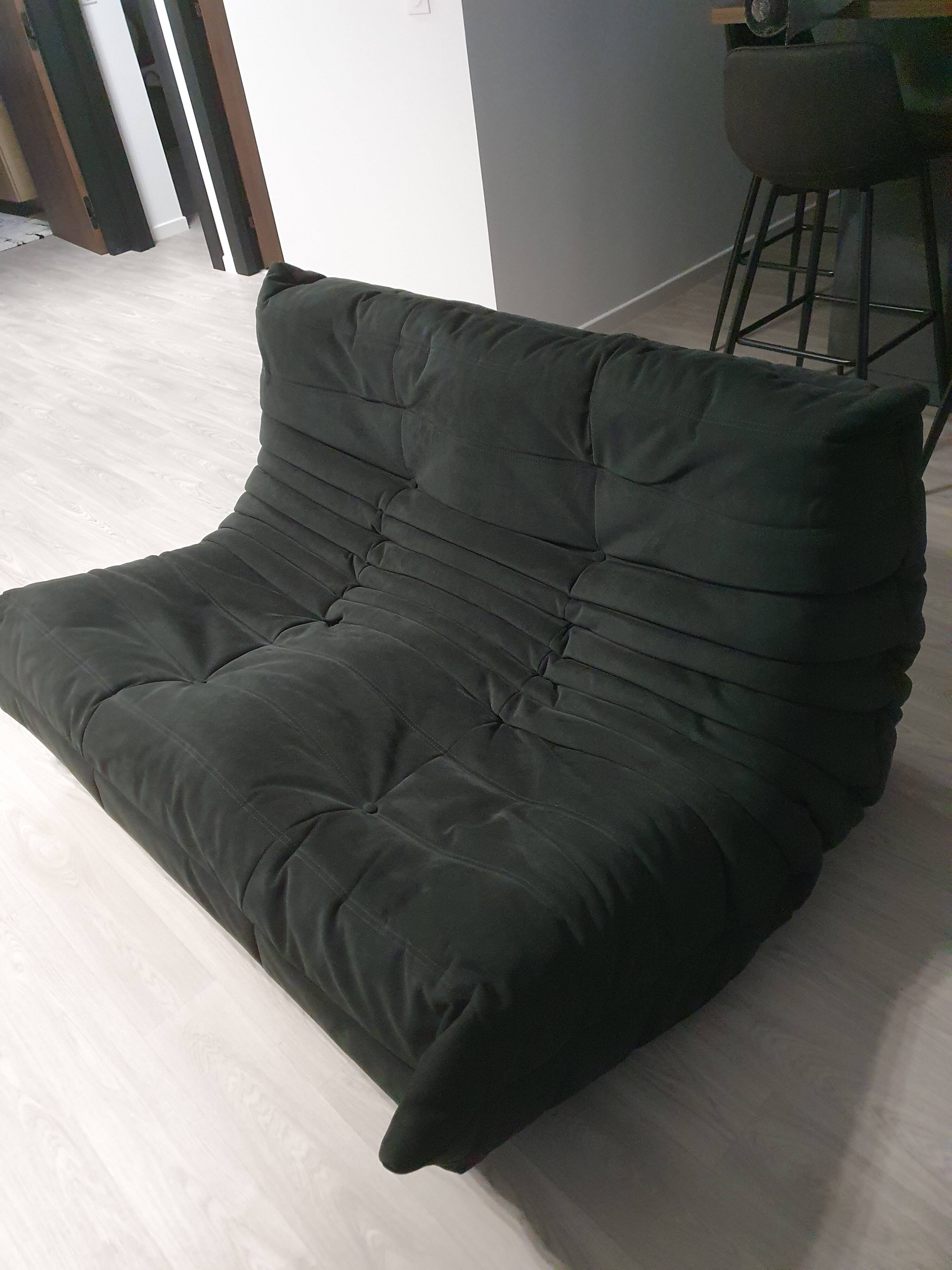 Canapé Togo Ligne Roset - 2 places - design Michel Ducaroy