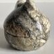 Vintage Marble Chicken with Eggs Sculpture