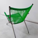 Child green scoubidou chair