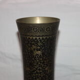 Persian vase in enamelled bronze