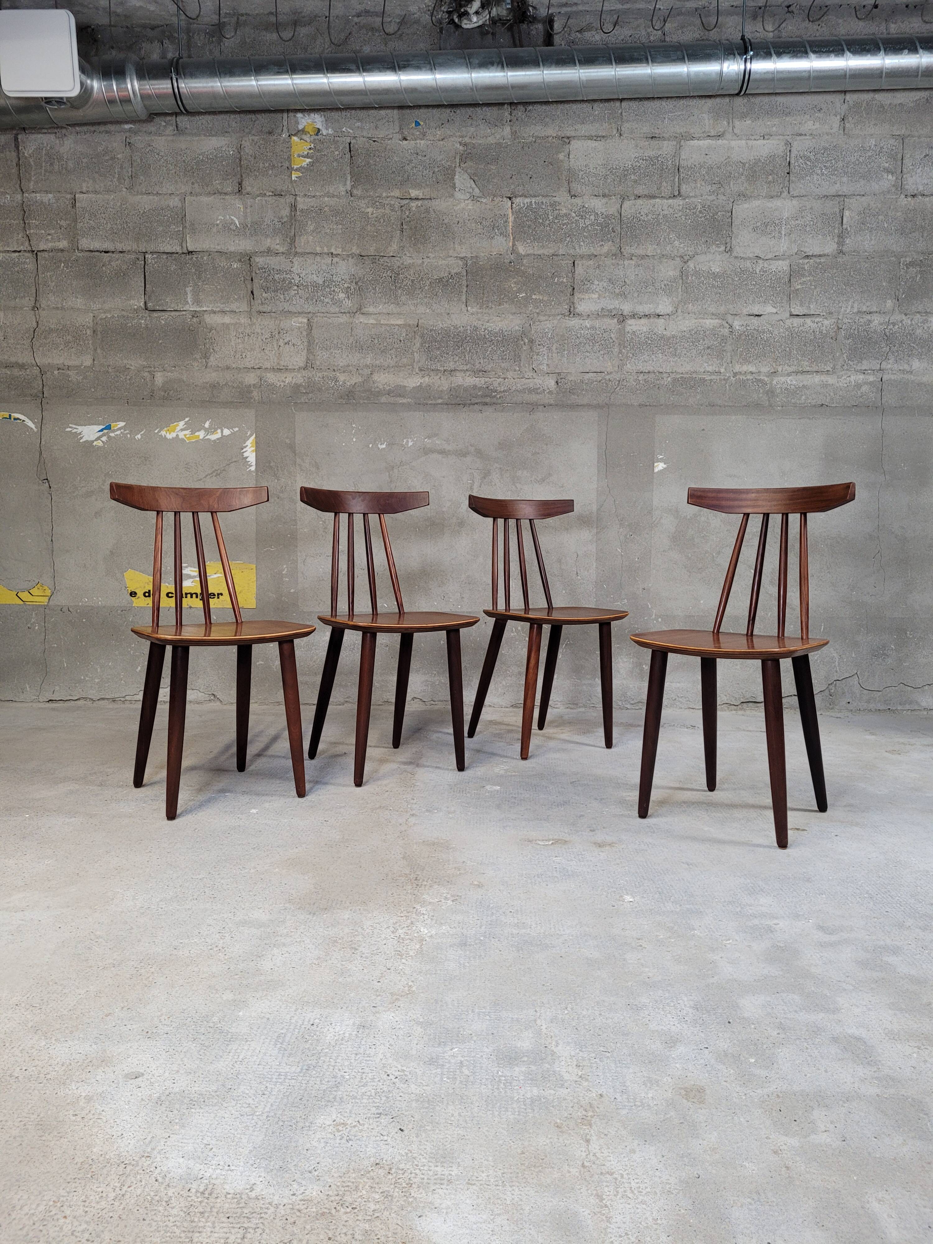 Chairs Poul Volther Denmark 1960