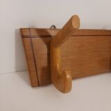 Pretty trapezoidal coat hook from the 60s