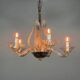 Venetian chandelier made of Murano glass, 5 light arms, circa 1920
