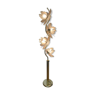 Italian lotus flower floor lamp