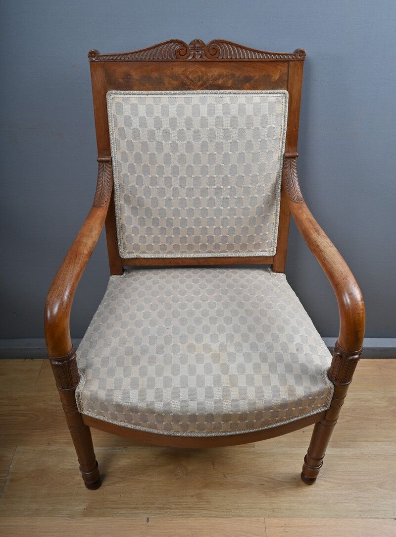 Paire de fauteuils, époque Empire – début XIXe
