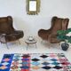 Tapis boucherouite 79x155cm