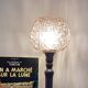 Lampe globe rose