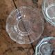 Trio of molded glass salad bowls – floral shape Ø 18/20/23 cm