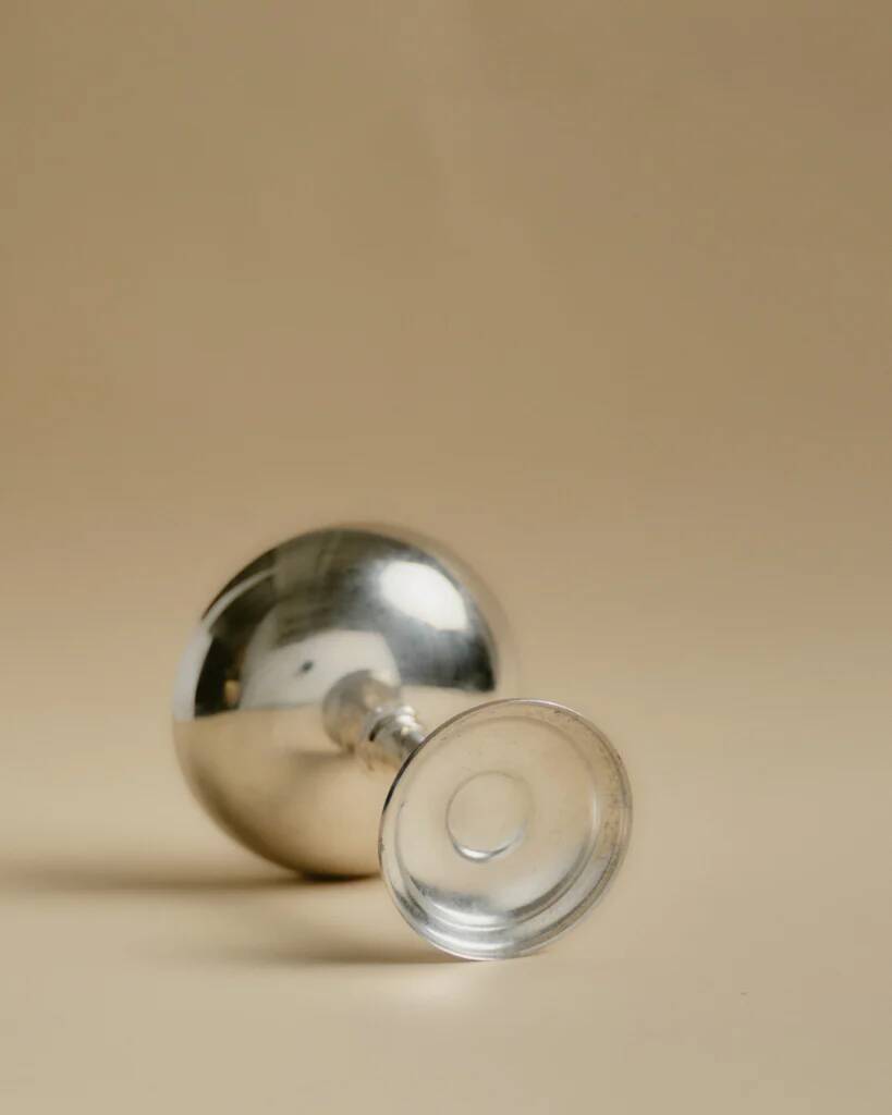 Set de 6 coupes à champagne en métal, années 1960