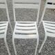 6 iron garden chairs