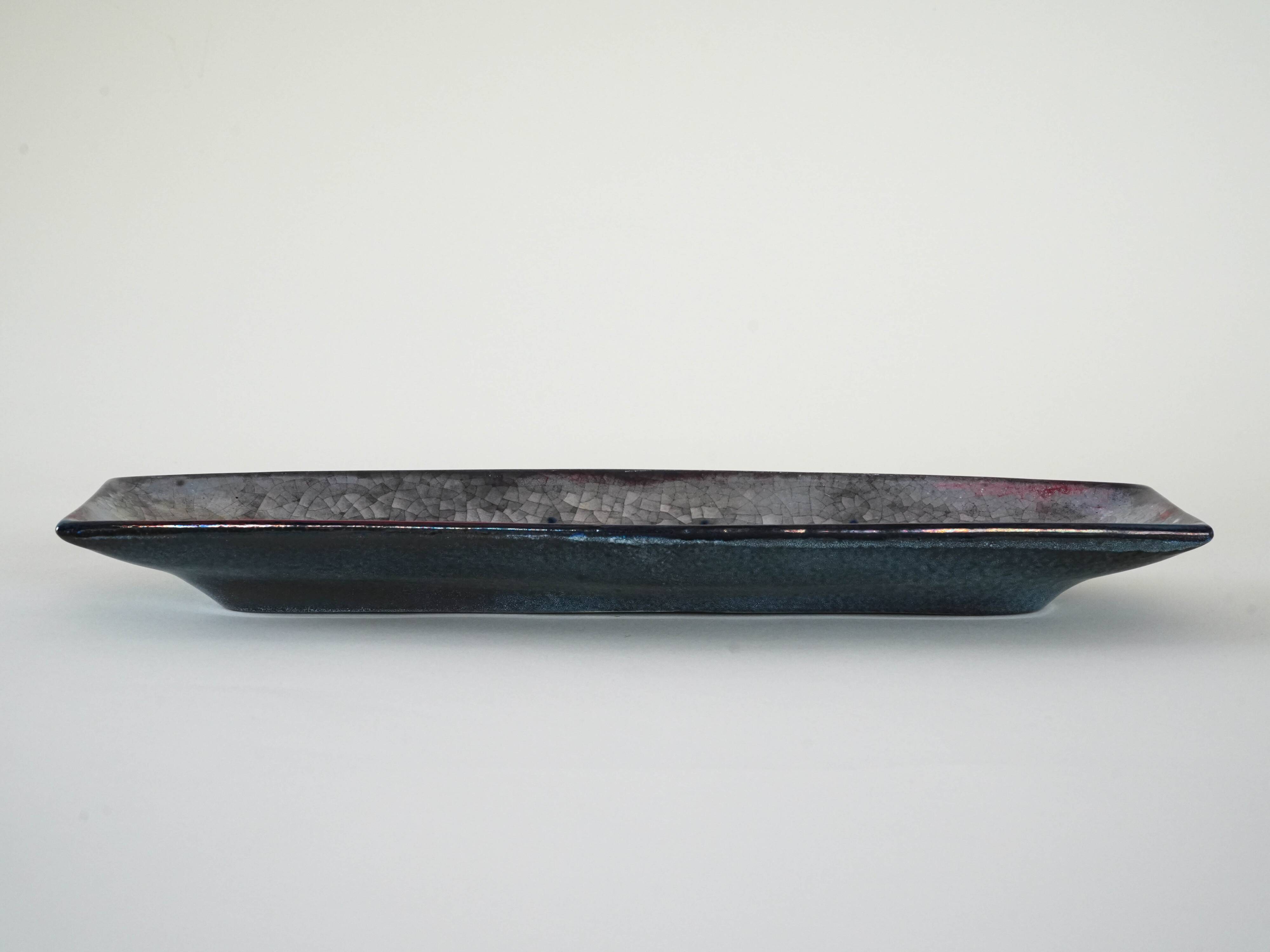 Ceramic platter, Danish design, 1960s, designer: Marianne Starck