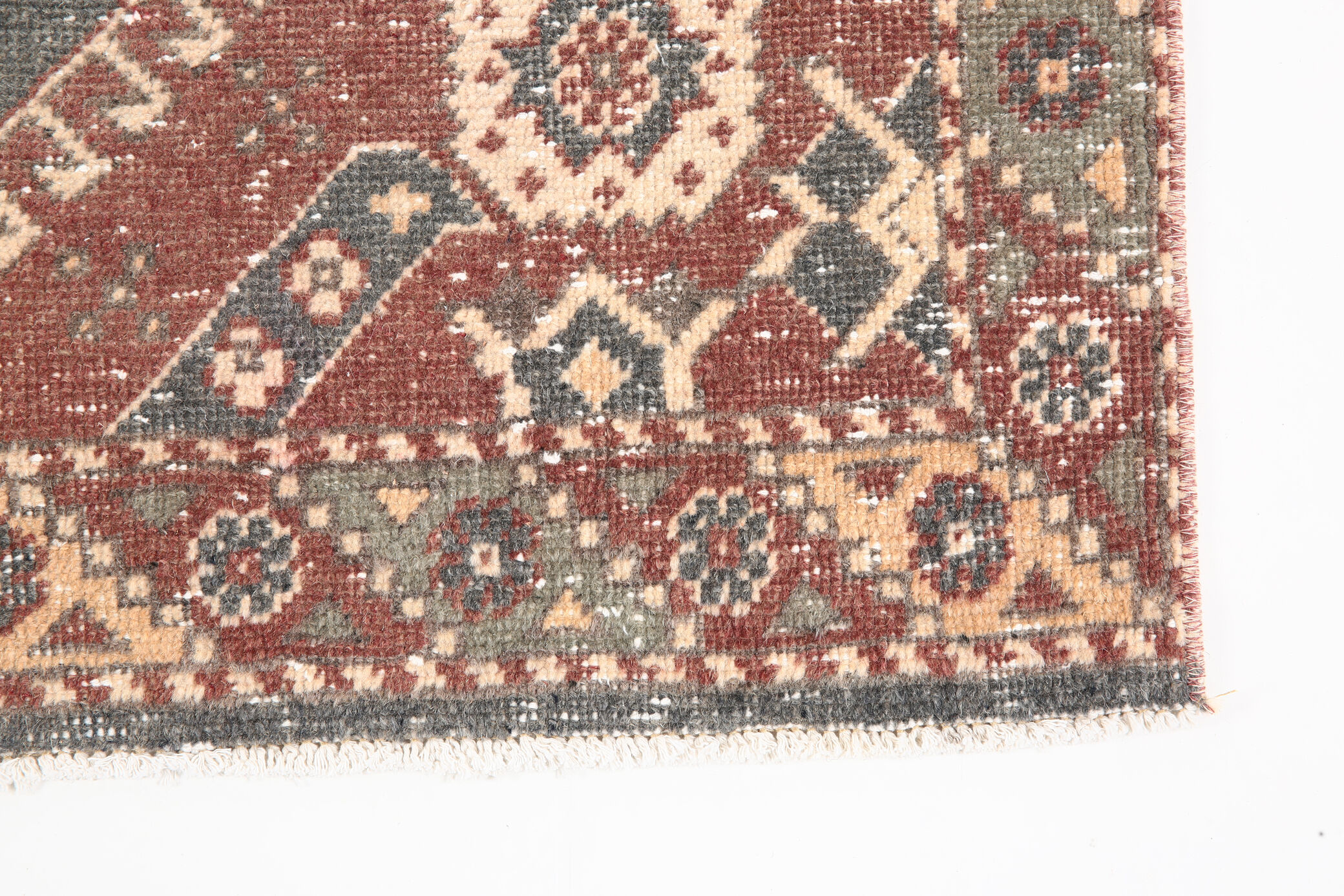 3x13 Persian Antique Runner Rug, 94x387Cm
