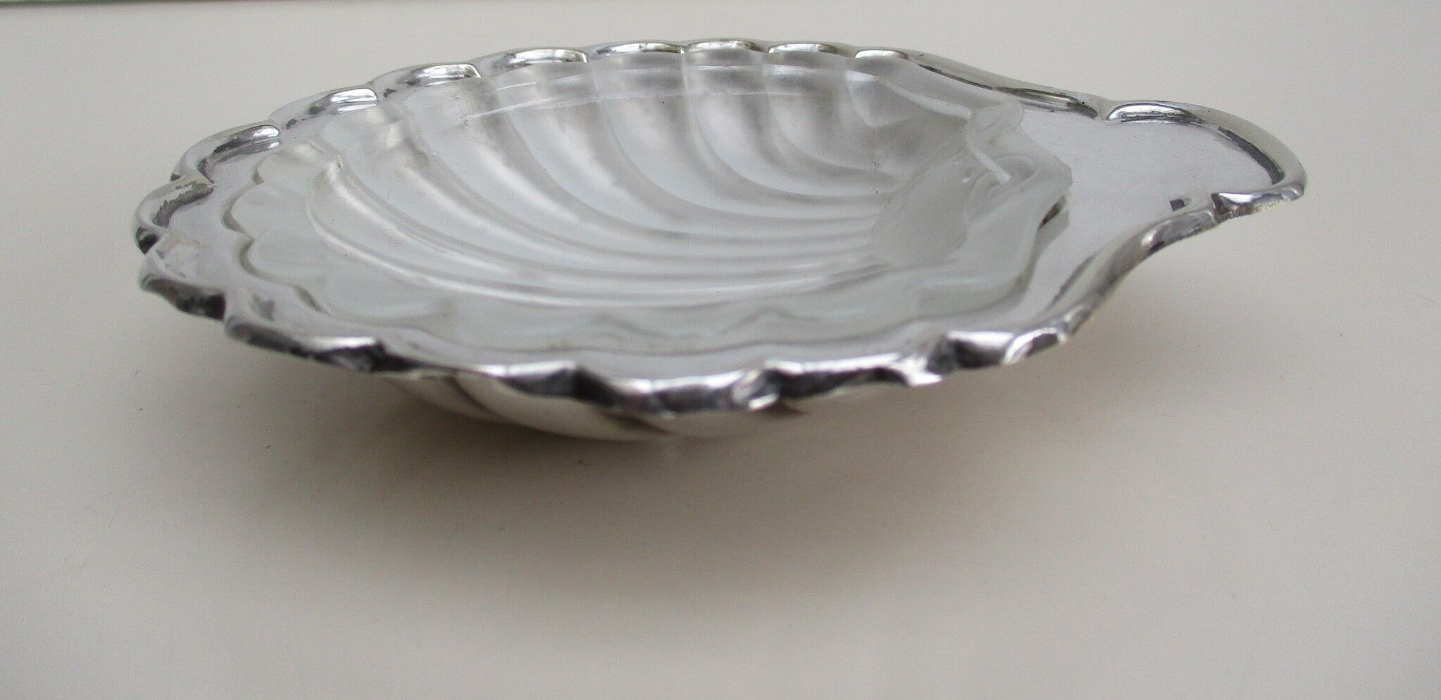 Butter shell silver metal epns sheffield