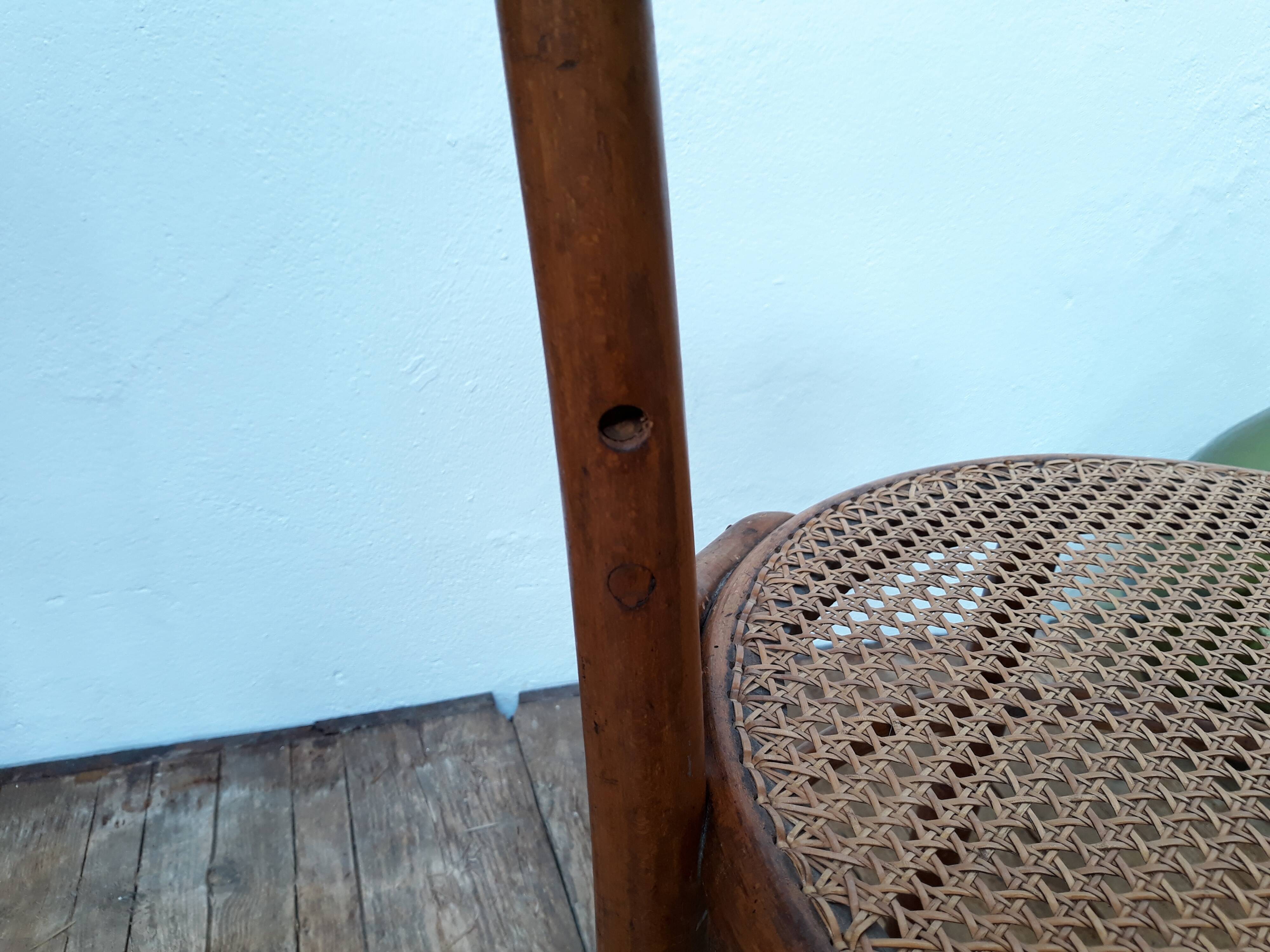 Cane armchair Baumann 1930