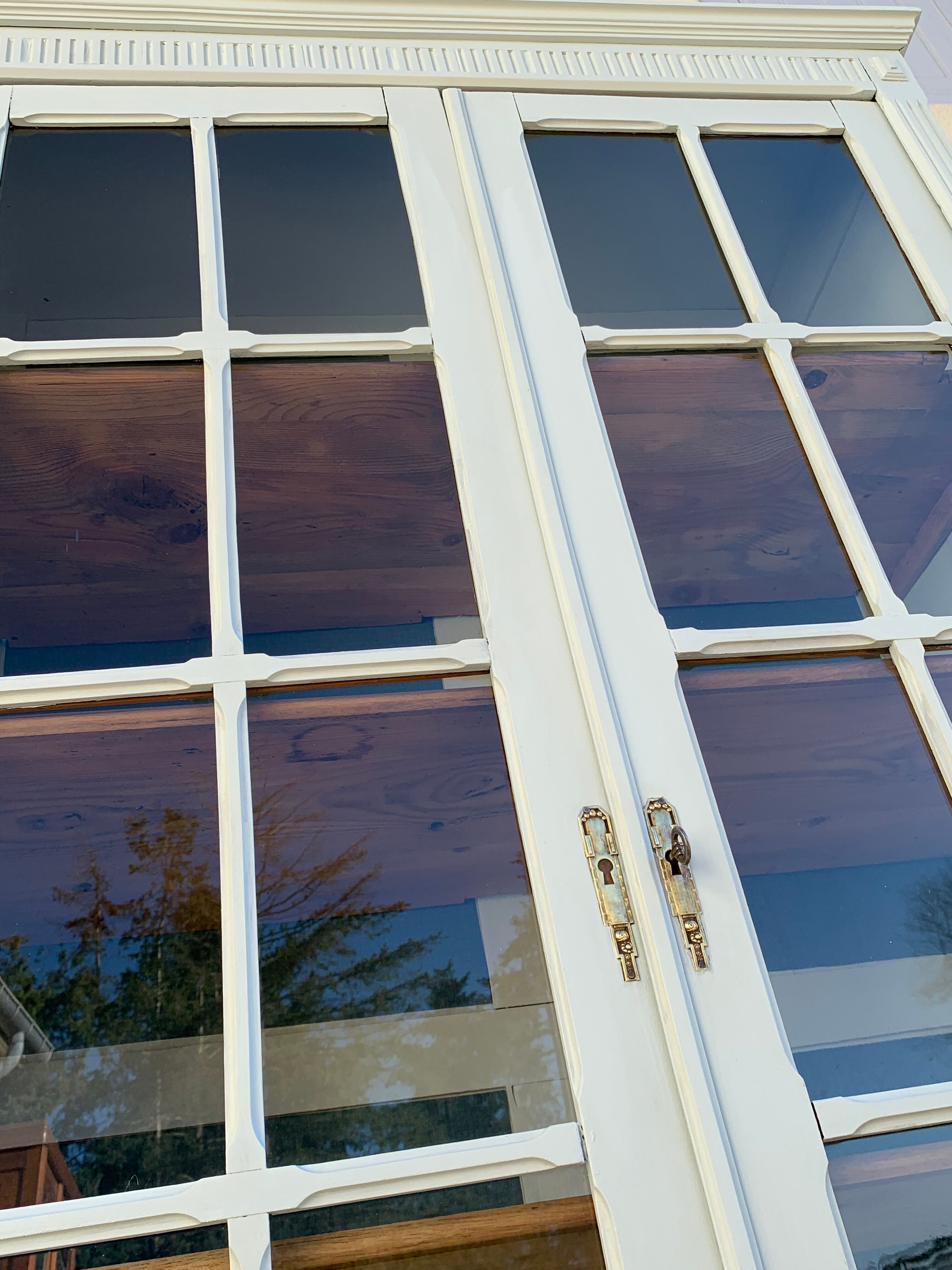 Glass-glazed Parisian wardrobe 1920