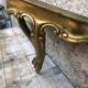 Vintage golden wall console
