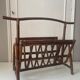 Rattan magazine holder