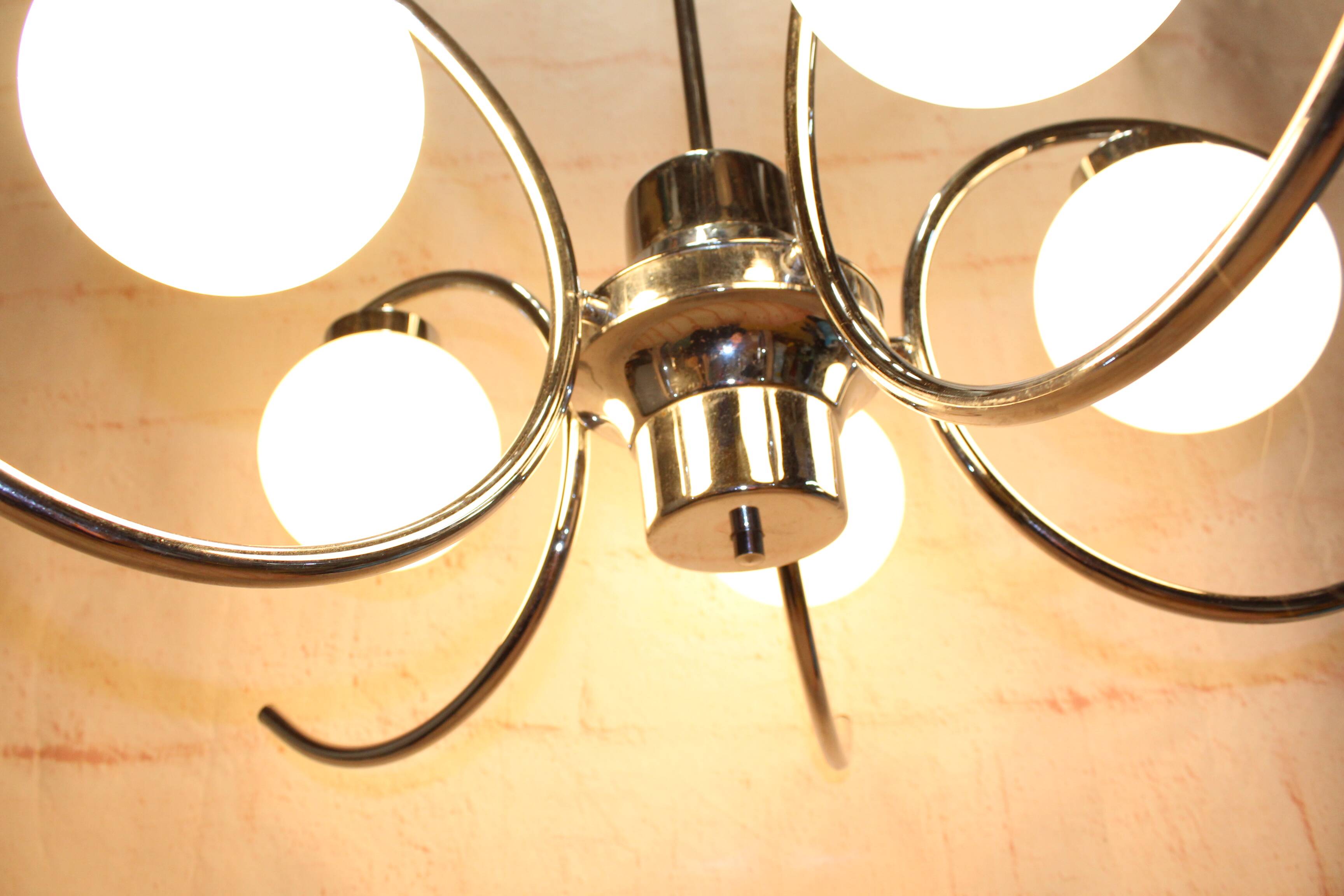 vintage chandelier design 70 space age