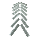 Crystal knife holder, embossed floral pattern, vintage tableware