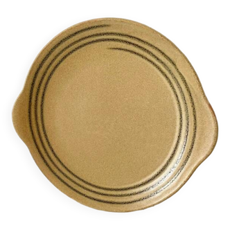 Sarreguemines stoneware pie or cake dish