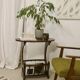 Wooden living room coffee table with magazine storage rack. Ref MIA