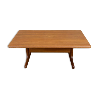 60s 70s teak coffee table