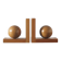 Mid-Century Modern Wooden Bookends, 1950s, Set of 2