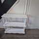Meuble de rangement etagere sur pied vintage année 60 repeint partiellement