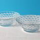 Set of 2 Vintage Bubble Glass Dessert Bowls Kim / Indonesia