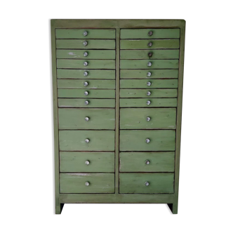 Meuble de métier en bois