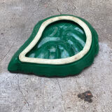 Vallauris green ceramic pocket tray