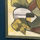 Huile sur panneau d'origine suédoise – « Composition abstraite » – Signée – Vintage