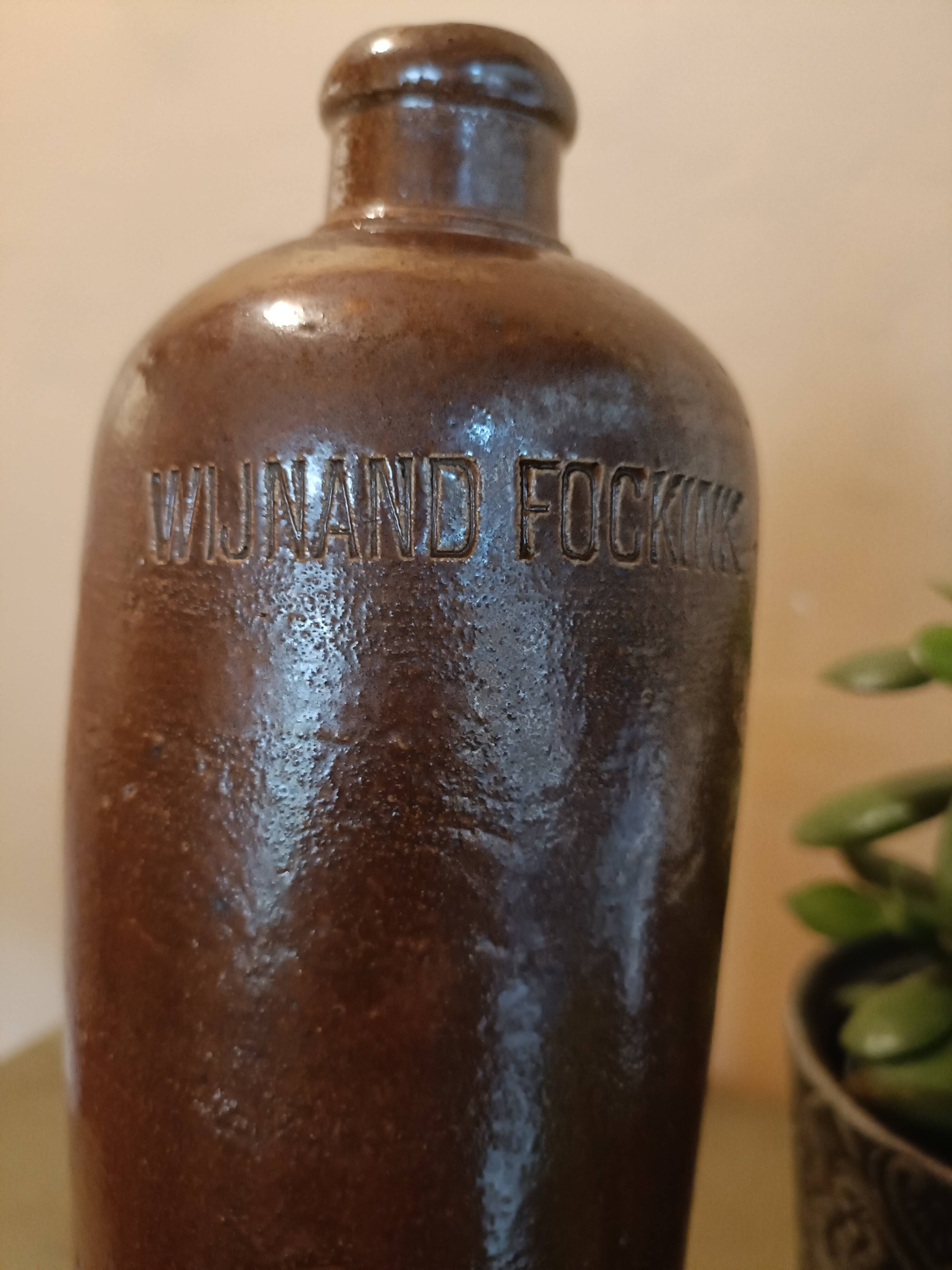 Wynand Fockink 1 liter stoneware bottle