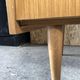 Old chest of drawers 4 drawers light wood compass feet 70s vintage