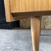 Old chest of drawers 4 drawers light wood compass feet 70s vintage