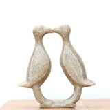 Moroccan stone bird paperweight, 70s