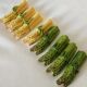 Set of 8 ceramic asparagus knife holders