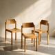 Set of 3 Rainer Schell chairs for Schlapp Möbel — 1970s