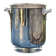 Champagne bucket cooler silver metal shell socket, Gallia Christofle