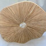 Parasol hanging raffia flower cup