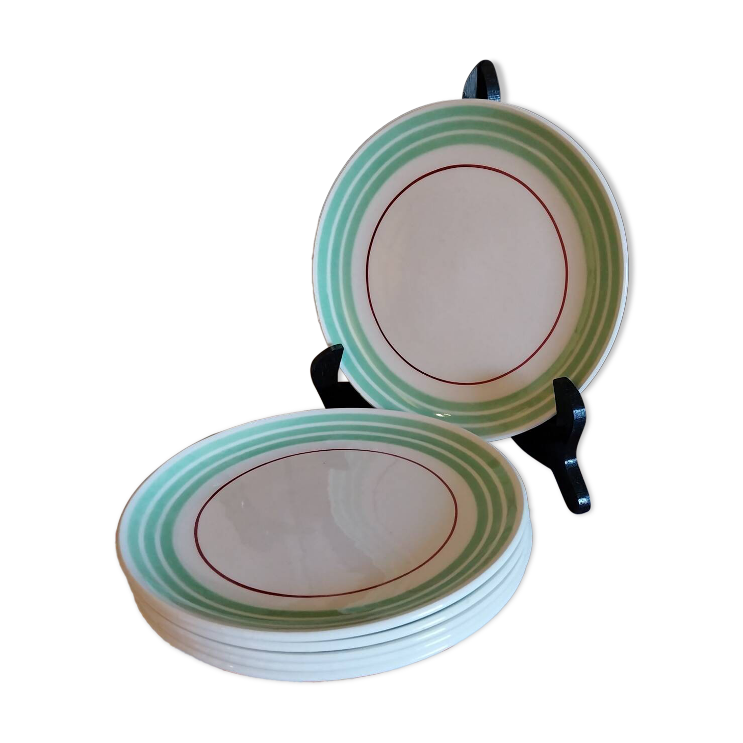 Gien dessert plates Danielle model