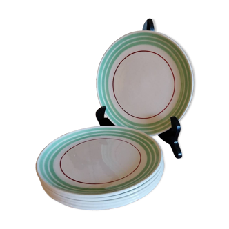Gien dessert plates Danielle model