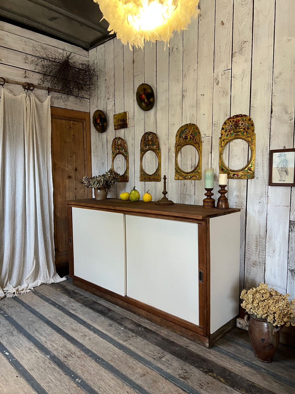 Sliding door enfilade